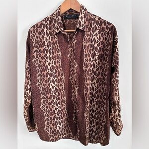 Prianixa’s Collection Brown Leopard Print Sz M
